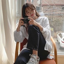 [제작] 멜리타 루즈핏 롱 티셔츠 69058 빅사이즈 여성의류