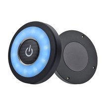 카라반 자동차 실내등 캠핑카 LED 램프 차박 개조, 원형 3색 B, 1개