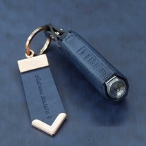 발칸노블 모하비더마스터 키케이스 자동차 스마트 가죽 키홀더 차키 커버, 발칸노블 K-06 (4버튼), 정자체(대문자) 필수입력기재, 네이비
