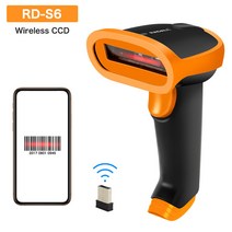 가성비 휴대성 S8 2.4G 무선 1D 2D 바코드 스캐너 USB 및 판독기 지원 용지 코드 화면 호환 Windows7 8 10 XP 호환, 03 Wireless 1D
