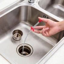 배수구 머리카락 이물질 제거 집게 싱크대개수대청소 화장실하수구머리카락 씽크대배관청소