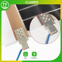 해외 특수 은색 구리 클램프 바닥 난방 필름 커넥터 액세서리 PROD3960000544, 40 PCS, CHINA