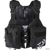 일본 정품 다이와 낚시 조끼 용품 구명쪼끼 DF-6421, 블랙그레이