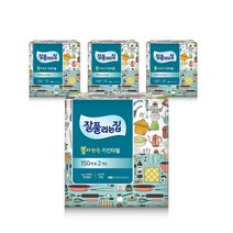 잘풀리는집 키친티슈 150매, 4팩, 2입