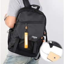 [당일발송] Jeep buluo 지프 가방 남자 가벼운 스포츠 방수 백팩 USB 성인 여자 천 책 가방 학생 노트북 여행용