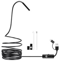 누수탐지기 하수구내시경 배관내시경카메라 3.9mm 안드로이드 미니 마이크로 usb 뱀, 10m, 480p7mm 렌즈 하드