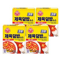3분 제육 덮밥소스, 150g, 4개