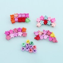 10개1세트) 인형머리핀 미니집게핀 강아지머리핀 고양이머리핀 인형집게핀, 믹키