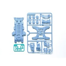 타미야 미니4륜옵션 [95629] VZ Chassis Set (Pastel Blue)