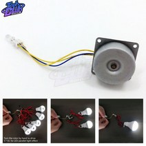 소형발전기 비상발전기 제네레이터 미니 마이크로 삼상 AC 풍력 터빈 브러시리스 모터 수동 크랭크 발전기, 한개옵션0