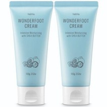 바디바 고보습 원더풋크림 시어버터, 100g × 2개