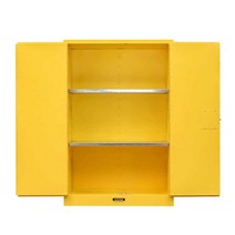 위험물보관함 인화성물질 보관함 적치대 방폭 공업용, 60갤런 옐로우