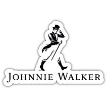 조니 워커 Logo 스티커 Car Bumper Decal - 3' 5' 6' or 8', 8 bigger side