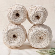 YDW5FDC0E 자연의 수세미실 모던 자재 75야드 마크라메 실 모칠라실 키트 볼사 모자뜨기 60합 망고실 위빙클래스 뜨개실, 영도매 본상품선택