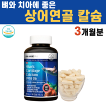 칼슘 상어 연골 분말 가루 칼슘제 CA 칼숨 캐나다 스테아린산 마그네슘 뼈 치아, 1병