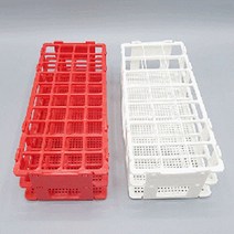 검체 운반용 실험용 플라스틱 시험관꽂이 홈스쿨링 대확원 놀이키트 진열대 중학교, 흰색(21홀 내경30mm)