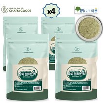참쑥 쑥 가루 분말 쑥우유 쑥라떼 차 블랙 선식 400g, 4팩