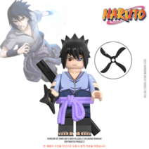 애니메이션 나루토 커스텀 레고호환 캐릭터 시리즈 사스케, 126)우치하 사스케