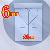 고경도스포츠매트 운동퍼즐매트 헬스장매트 초보자를위한 두 가지 색상의 TPE 요가 매트 피트니스 및 체조, 06 Blue body line