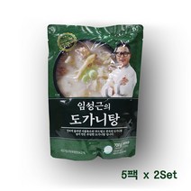 임성근 도가니탕 국내산 100% 소 원육 도가니 스지 한우 사골 육수 무릎 조리기능장 즉석 간편조리 홈쇼핑 푸드 부모님 겨울보양식 추천, 700g x 5팩x2Set