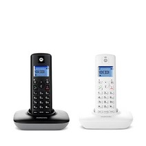 모토로라 무선 전화기 T401A 화이트/블랙, 화이트
