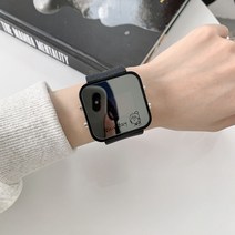 떨샵 나이스데이 LED 거울 전자손목시계 생활방수 패션 손목시계