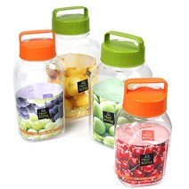 물김치통 담금주용기 매실청 과실청 용기 담금술 대형용기, 4.2L(4200ml)