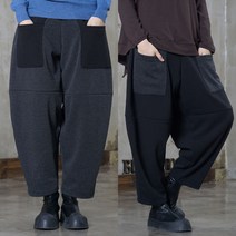 융털 우편함 양포켓 스판 항아리배기 40대여성의류 똥싼바지