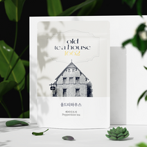 보틀이벤트) 올드티하우스 티, 03_페퍼민트차 친환경 생분해 디카페인차 50티백
