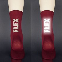 타니스 사이클 반사판 레터링 양말, 블루