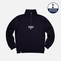 토트넘 홋스퍼 [토트넘 홋스퍼] NORTH LONDON 로고 반집업 맨투맨 (NAVY)