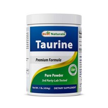 베스트내추럴 타우린 파우더 가루 분말 454g Best Naturals 100% Pure Taurine Powder (미국배송), 1개, 200ml