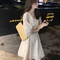 홈쇼핑원피스 룩 월 하이틴 6 5 하객 원피스 경성의복 브라이덜샤워 트위드 연두 핑크 색 단톤 청담며느리
