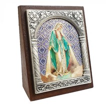 가톨릭성물 이태리 문양탁상 자비성모, 천주교액자