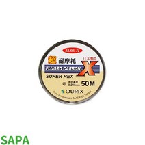 [여로] 싸파 오릭스 슈퍼 렉스 민물 낚시줄 50m 11종 택1 1.75호 나일론줄 낚시대 채비 낚싯줄 바다 모노 원줄 합사, 3호