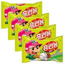 해태 홈런볼 초코 4봉, 128g