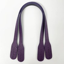 [핸들가게] 천연가죽 토트핸들 42cm (H805), 보라, 1개