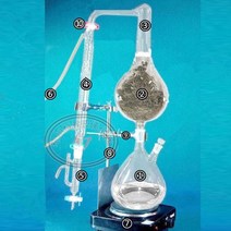 마카롱 가정용 추출 실험용 기구 효소 발효 교육장비 500mL 1L 2L 유리 에센셜 오일 추출 분리기 증기 증류 장치 유리 42, 1000ml 전체 세트