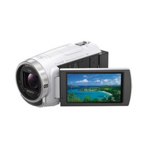 소니 디지털 HD 핸디캠 캠코더 화이트 유튜브 브이로그 HDR-CX680 W