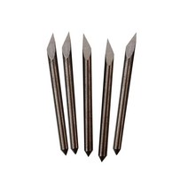 고품질 5 pcs 60도 비닐 커터 플로터 블레이드 나이프 도구 절단, 없음