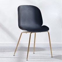 로얄다이아 다이아체어 인테리어체어 프레임, 다이아체어 로즈골드프레임 - 블랙