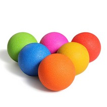 뭉친근육풀기 골프공마사지 뒷목 어깨 지압 마사지기, 블루