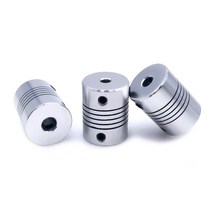 후렉시블조인트 D x L 알루미늄 유연한 턱 샤프트 커플 링 .mm mm CNC 스테퍼 모터 커플러 인코더 조각 기계, [02]  X