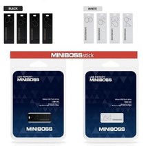 [ILLU]미니보스 USB메모리 스틱형 8G 8기가 8가 판촉용 휴대용 저장 USB 소형 심플_hAeEA, 선택h_블랙