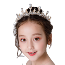 티아라 큐빅 왕관 셀프 웨딩 생일 파티 악세사리, 베누스
