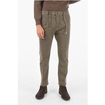 Cruna DRAWSTRING 웨이스트 캐롯 핏 MITTE.608 CHINO PANTS S.MITTE.608TORTORA