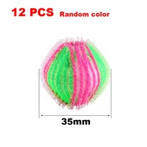 이염방지 얼룩제거 먼지제거 시트6/12Ps 나일론 세탁 공 nti-winding 헤어 리무버 Fluff 청소 린트 Fuzz 잡, 한개옵션1, 02 12Pcs Random color