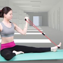 실내 요가 필라테스 스트레칭 트레이너 홈트운동기 근육이완 허리살 유연성, 핑크