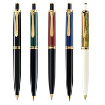 PELIKAN 펠리칸 볼펜 K400 (블랙 녹색 청색 적색 백색), 백색