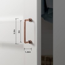 고가구 고가구장식장 고가구인테리어 황동 캐비닛 손잡이 앤티크 청동 서랍 아연 합금 솔리드 레트로 바, 13 AE-128mm_02 1 pc